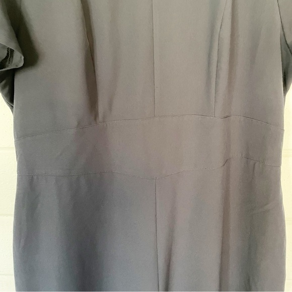 Lane Bryant Black Round Neck Keyhole Wide Leg Jumpsuit Women’s Waist 38” - Picture 9 of 10